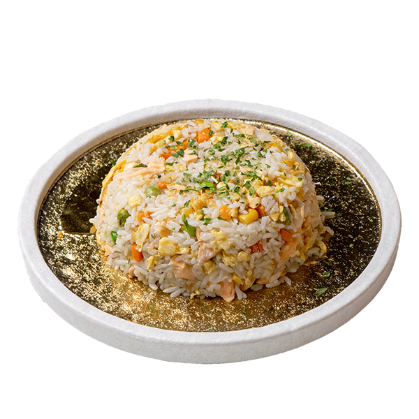 ARROZ SALTEADO CON SALMON